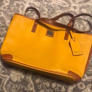 Dooney & Bourke mustardy yellow tote
